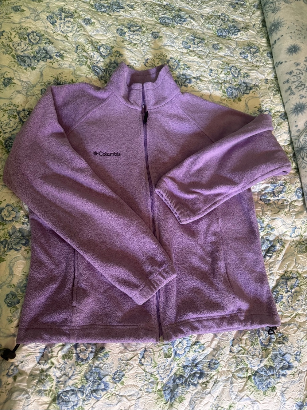 Columbia Women's Fleece Jacket - Size L - Purple / Lilac
